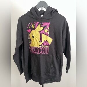 Black Pikachu Hoodie Youth size XL